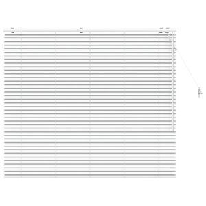 vidaXL Persienner Hvid 155 x 130 cm 35 mm Massivt Paulownia Tr&aelig;