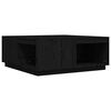 vidaXL sofabord 100x101x40,5 cm massivt fyrretr&aelig; sort