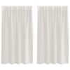 vidaXL Voile Gardin 2 stk. Creme 140 x 140 cm Polyester