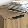 vidaXL Sideboard med skuffe 3 pcs Artisan Egetr&aelig; Konstrueret tr&aelig;