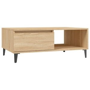 vidaXL sofabord 90x60x35 cm konstrueret tr&aelig; sonoma-eg