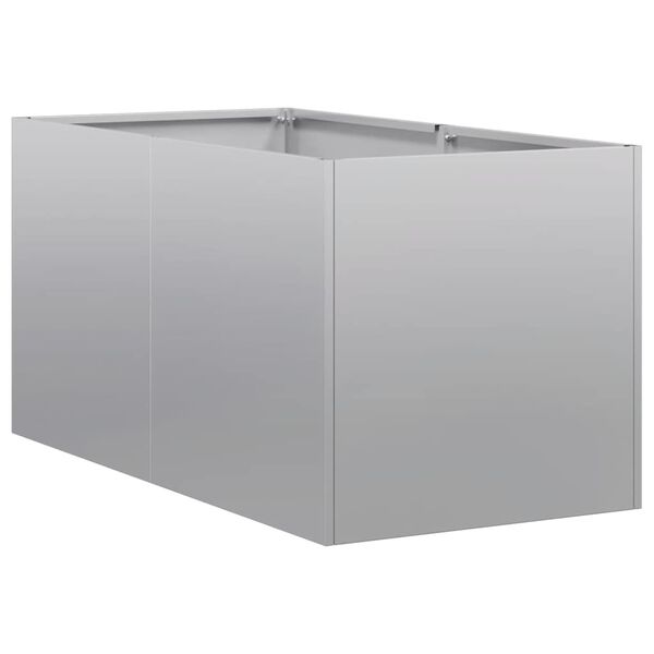 vidaXL plantekasse 40x80x40 cm galvaniseret st&aring;l