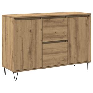 vidaXL sk&aelig;nk 101,5x35x70 cm konstrueret tr&aelig; kunsteg