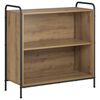 vidaXL Bogskab 80 x 33 x 80 cm Konstrueret tr&aelig; Artisan-eg