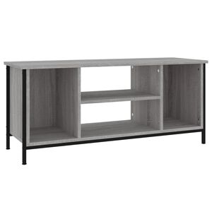 vidaXL tv-bord 102x35x45 cm konstrueret tr&aelig; gr&aring; sonoma-eg
