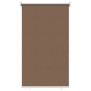 vidaXL Udeterrasse Rullegardin UV Beskyttelse Gr&aring;brun Polyester