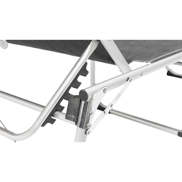 Outwell foldbar liggestol New Foundland sort og grå