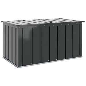 vidaXL Have Opbevaringskasse Sort 101 x 56,5 x 50 cm St&aring;l