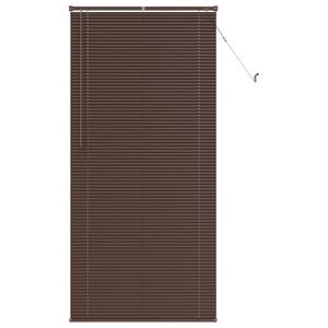 vidaXL Persienner Indstillelig M&oslash;rk Brun med M&oslash;nster 213 x 80 cm PVC