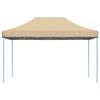 vidaXL Party Tent Beige 292 x 440 x 315 cm Oxford stof