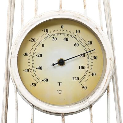 vidaXL vægur med termometer vintage