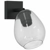 vidaXL Loftsspot med spotlights Sort 13 x 13 x 26 cm Glas og Metal
