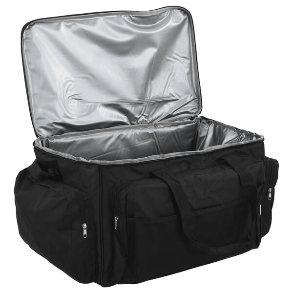 vidaXL fisketaske vandt&aelig;t oxfordstof sort