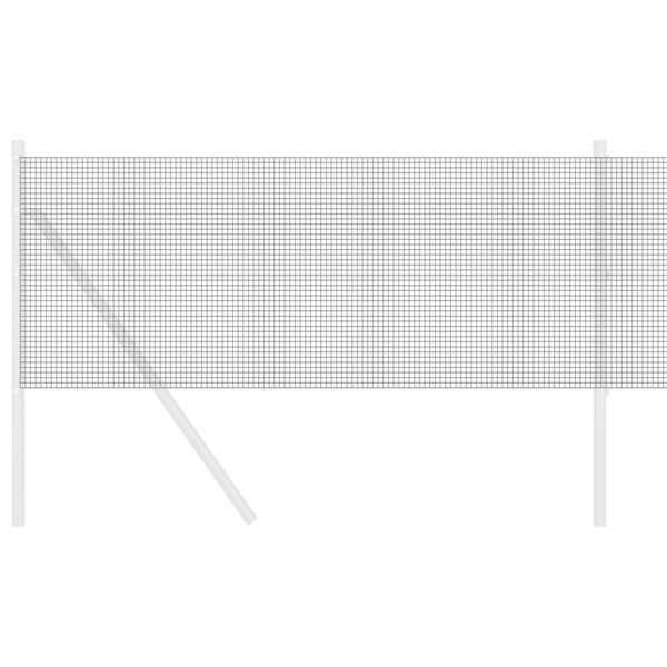 vidaXL Svejset Tr&aring;dhegn Gr&aring; 0.4 x 10 m