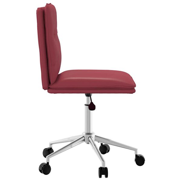 vidaXL spisebordsstol kunstl&aelig;der vinr&oslash;d