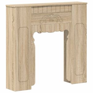 vidaXL Pejseramme Sonoma-eg 93 x 20 x 89 cm Konstrueret tr&aelig;