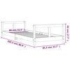 vidaXL sengeramme til juniorseng 80x200 cm massivt fyrretr&aelig;