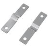 vidaXL Slagplade 2 stk. S&oslash;lv 50 x 10 x 1,2 mm Jern