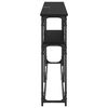 vidaXL Konsolbord Sort eg 146 x 22.5 x 75 cm Konstrueret tr&aelig;
