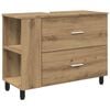 vidaXL Badev&aelig;relse Vaskeskab Artisan-eg 80 x 35 x 60 cm