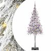 vidaXL Juletr&aelig; med 300 LED'er med stativ Hvid 180 cm PE og St&aring;l