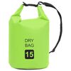 vidaXL vandt&aelig;t t&oslash;rpose 15 l PVC gr&oslash;n