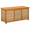 vidaXL Have Opbevaringskasse 185 L Massivt Akacietr&aelig; 113 x 50 x 56 cm