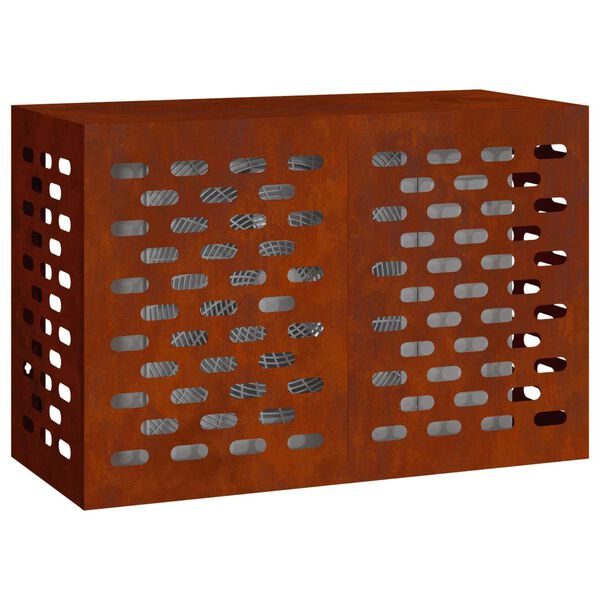 vidaXL Air Conditioner Cover Rusten 90 x 40 x 60 cm Cortenst&aring;l