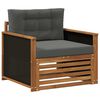 vidaXL Udend&oslash;rs Mellem Sofa Naturfarvet