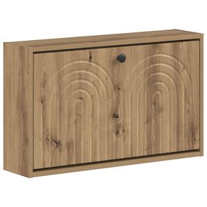 vidaXL V&aelig;gmonteret Skoskab ALKMAAR 71 x 17 x 43 cm Konstrueret tr&aelig;