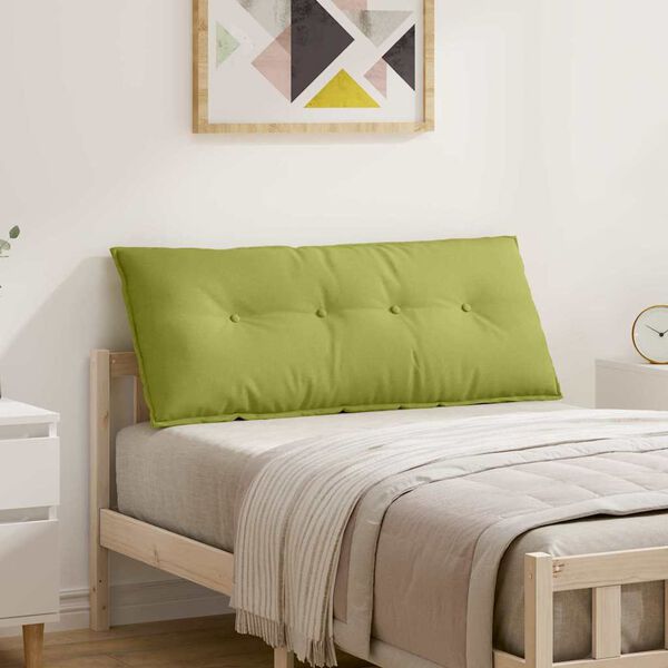vidaXL Rygpude Lys gr&oslash;n 120 x 19 x 50 cm Stof