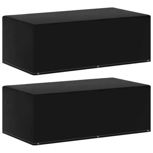 vidaXL overtræk til gasgrill 2 stk. 6 snørehuller 170x90x60 cm