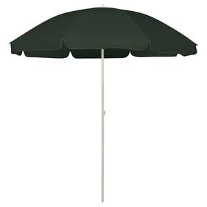 vidaXL strandparasol 240 cm gr&oslash;n