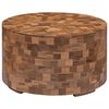 vidaXL sofabord 60x60x35 cm massivt teaktr&aelig;
