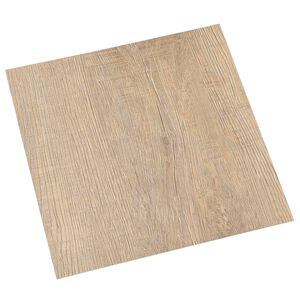 vidaXL Selvkl&aelig;bende Gulvplanker M&oslash;rkebrun og Gr&aring; 30,5 x 30,5 cm