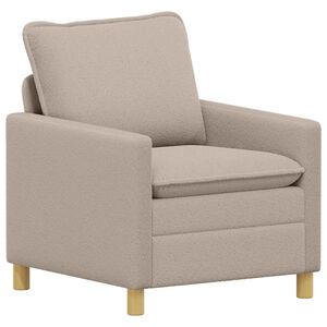 vidaXL Sofa Lysegr&aring; 76 x 81 x 87,5 cm Stof