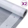 vidaXL leno-presenninger 2 stk. 4x10 m 260 g/m&sup2; hvid