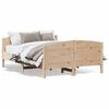 vidaXL sengeramme uden madras 120x200 cm massivt fyrretr&aelig;