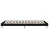 vidaXL sengeramme 100x200 cm konstrueret træ sort