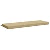 vidaXL B&aelig;nkpude SOEST 100% polyester Beige 150 x 50 x 8 cm