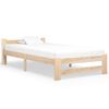 vidaXL sengestel 100x200 cm massivt fyrretr&aelig;