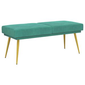 vidaXL Dobbeltlagret b&aelig;nk Turkis 120 x 45 x 46 cm Fl&oslash;jl