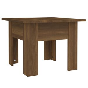 vidaXL sofabord 55x55x42 cm konstrueret tr&aelig; brun egetr&aelig;