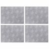 vidaXL Trappe Tread 4 stk. 40 x 30 cm S&oslash;lv Aluminium Rektangul&aelig;r