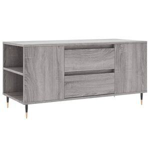 vidaXL sofabord 102x44,5x50 cm konstrueret tr&aelig; gr&aring; sonoma-eg
