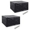 vidaXL m&oslash;belovertr&aelig;k 2 stk. 6 pers. polyrattans&aelig;t 8 huller 172x113 cm