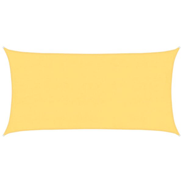 vidaXL solsejl 160 g/m&sup2; 4x7 m HDPE beige