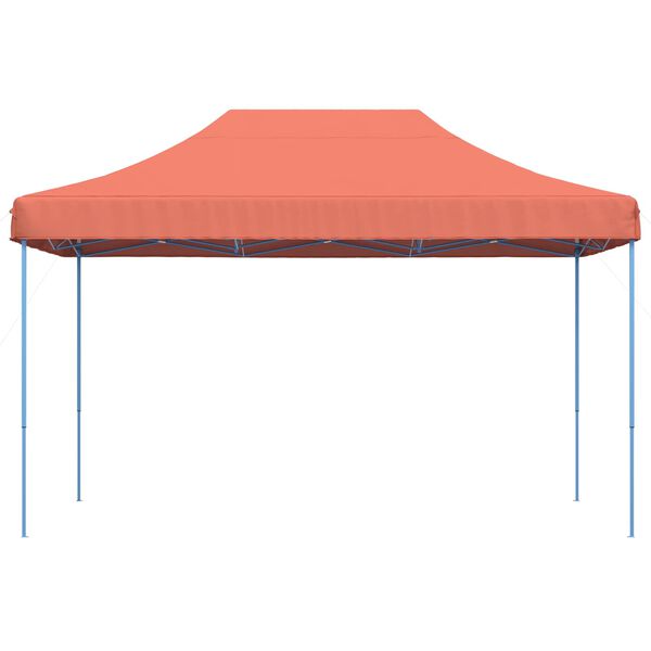 vidaXL foldbart pop up-festtelt 440x292x315 cm terracotta