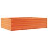 vidaXL plantekasse 90x60x23 cm massivt fyrretr&aelig; gyldenbrun