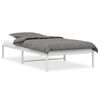 vidaXL sengeramme 100x190 cm metal hvid